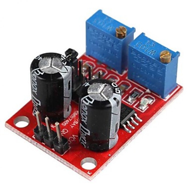 NE555 Pulse Frequency Duty Cycle Adjustable Module...